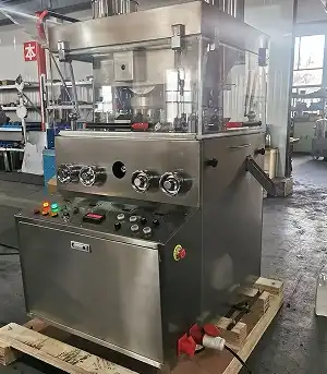How does a bilayer tablet press differ from a standard tablet press?